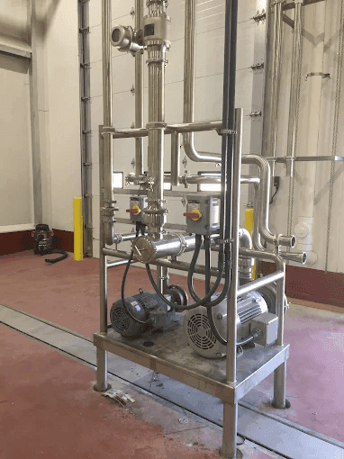 Representative Goff Welding sanitary process piping fabrication